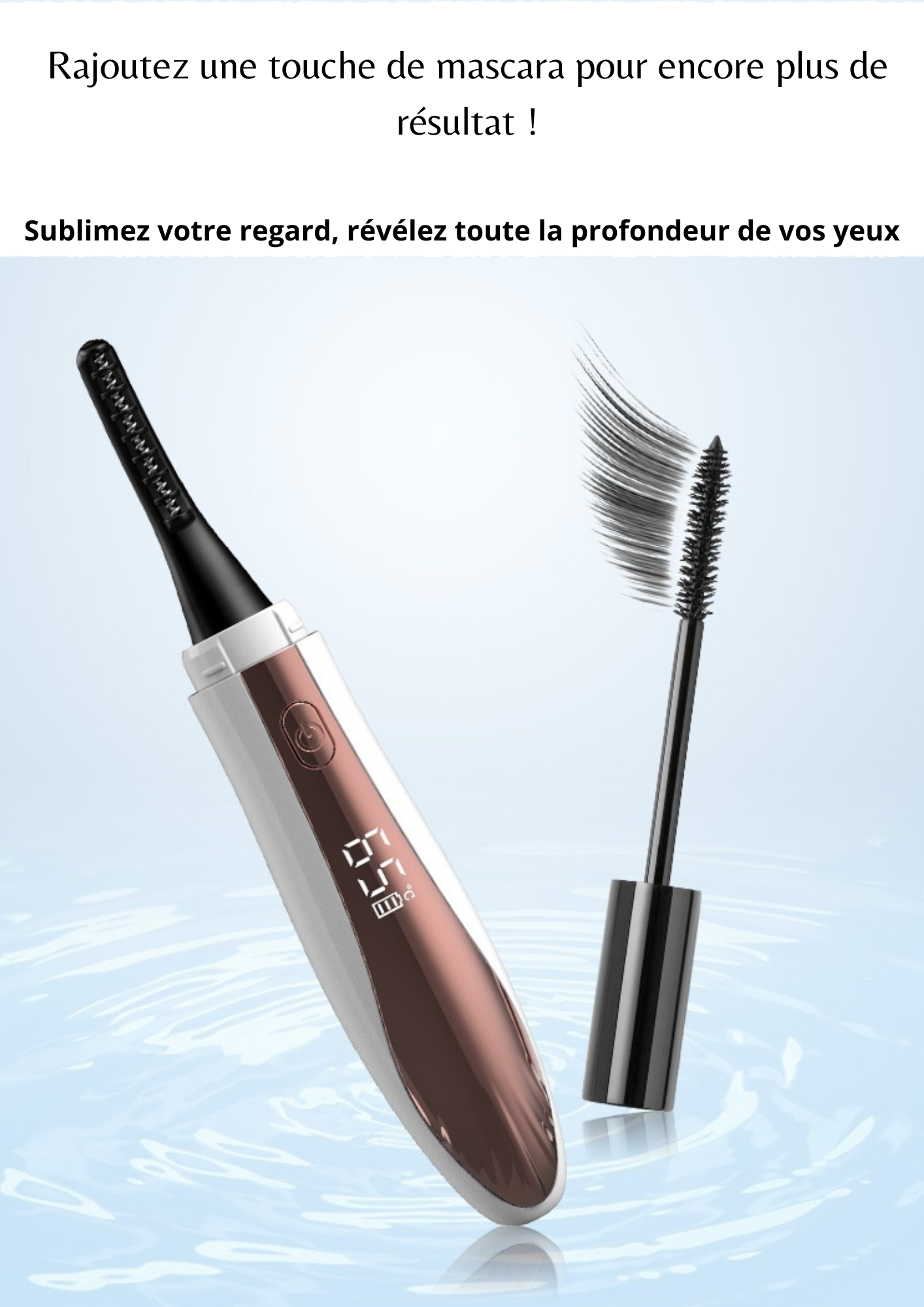 Recourbe-cils chauffant